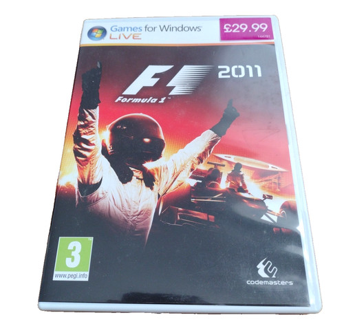 2011 dvd rom - f1, pc